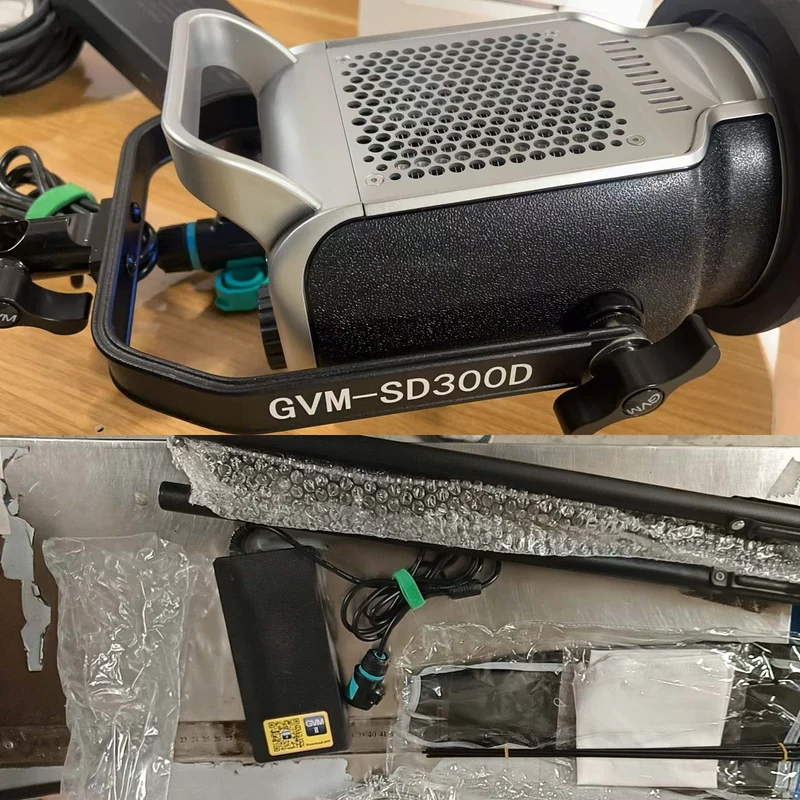 GVM-SD300D 300W Bi-Color LED Video Light High Power Monolight With Softbox（Open Box）
