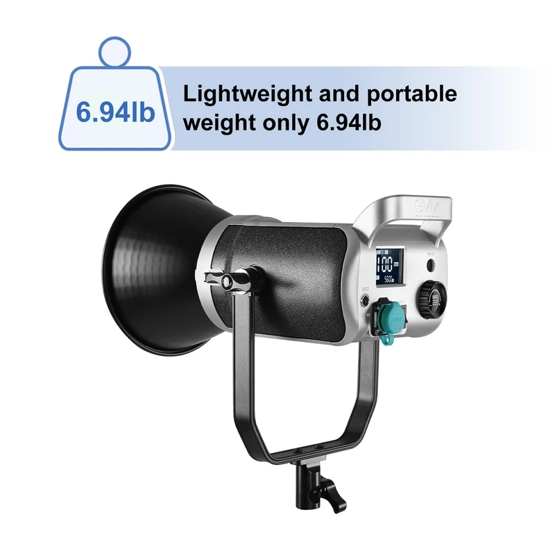 GVM-SD300D 300W Bi-Color LED Video Light High Power Monolight（Open Box）