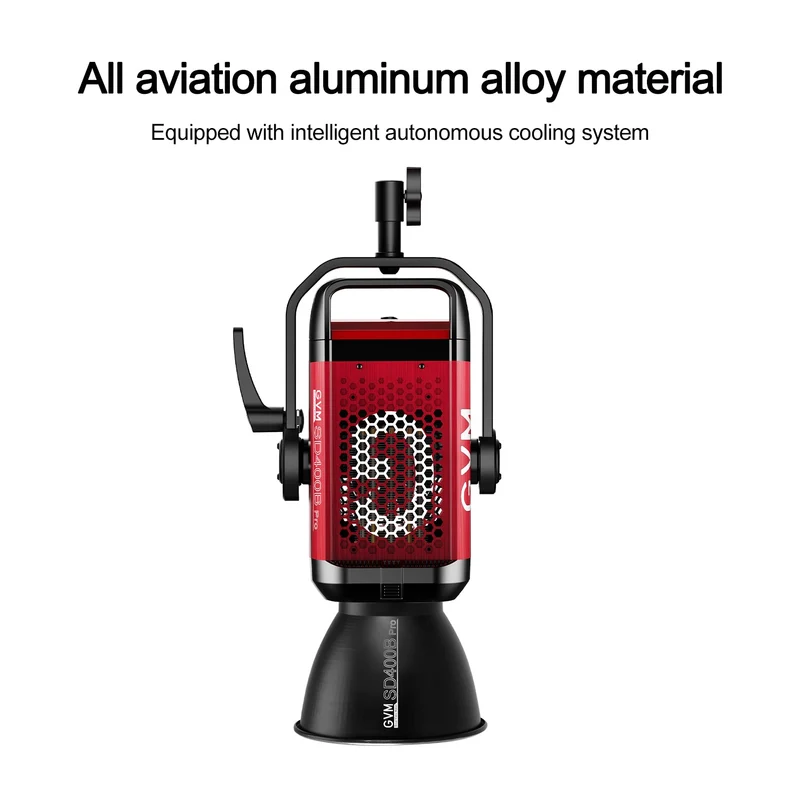 GVM PRO-SD400B 400W Waterproof Bi-Color Monolight(V-mount & Mesh Bluetooth)（Open Box）