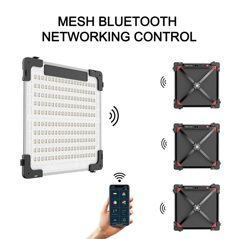 GVM B100C 100W RGB&Bi-Color Flexible LED Light（Open Box）