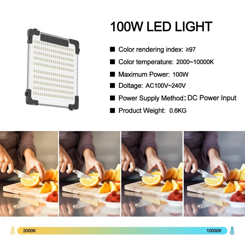 GVM B100C 100W RGB&Bi-Color Flexible LED Light（Open Box）
