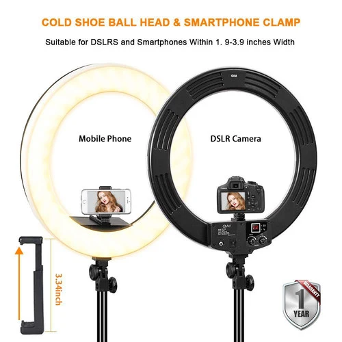 GVM-18S 55W High Power Bi-Color LED Ring Light Kit (18")（Open Box）