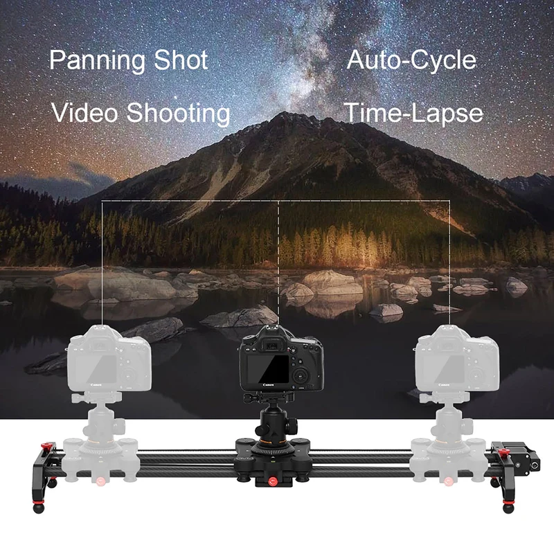 GVM GR-80QD Professional Video Carbon Fiber Motorized Camera Slider (32")