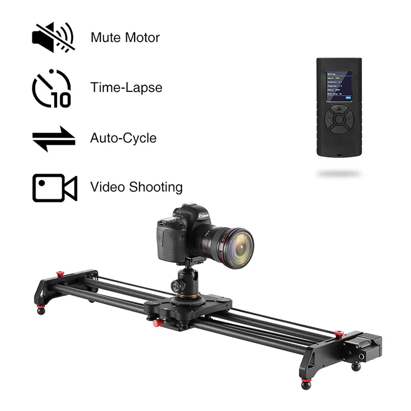 GVM GR-80QD Professional Video Carbon Fiber Motorized Camera Slider (32")