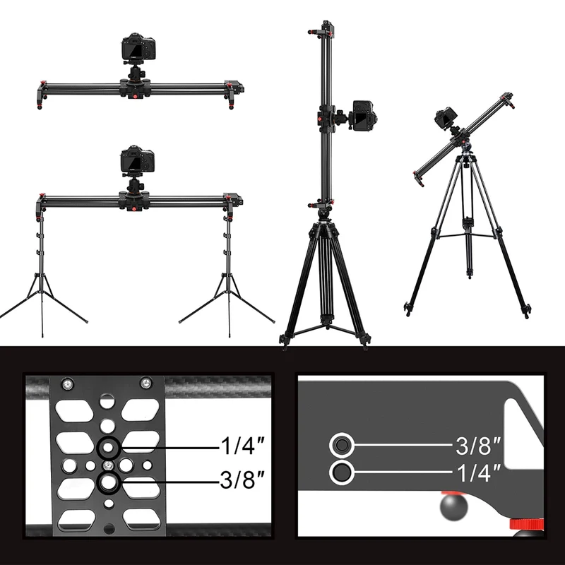 GVM GR-80QD Professional Video Carbon Fiber Motorized Camera Slider (32")