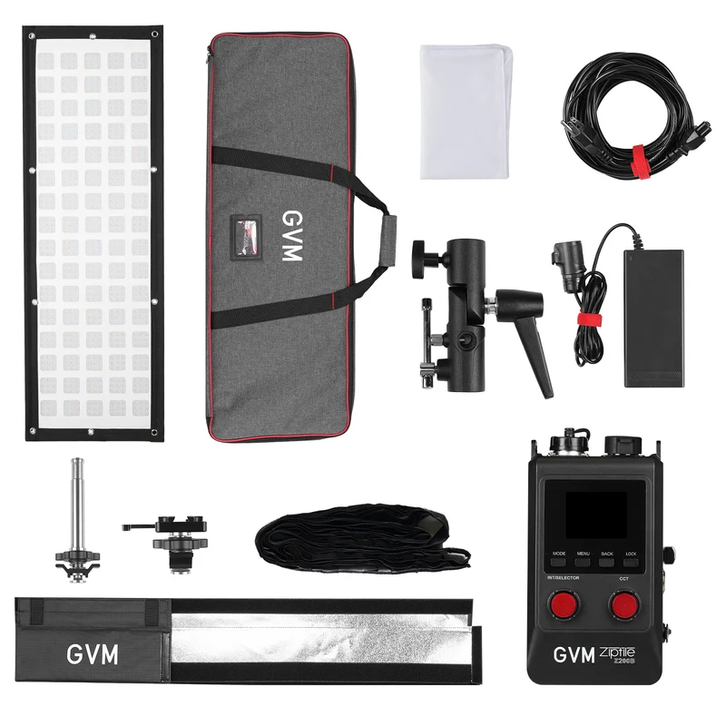 Zip Tile Z200B 200W LED Light Mat Bicolor Modular USB-C Flexible Led Video Light