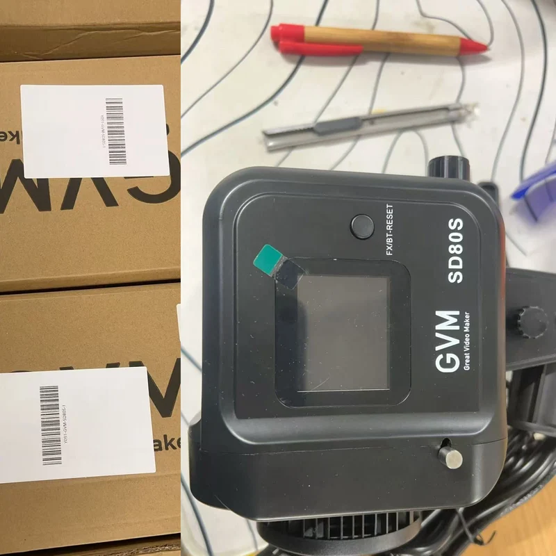 GVM 80w Spotlight silver Daylight Can use Battery (Open Box)