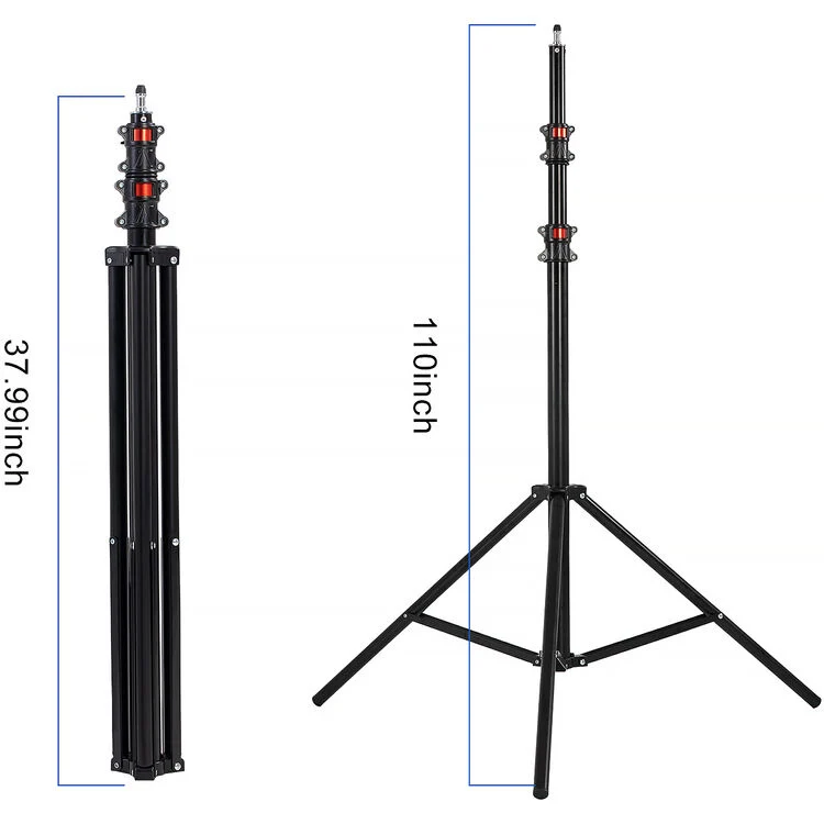 GVM DJ802-G Professional Light Stand (9')- Compatible with All GVM Spotlights Under 600W