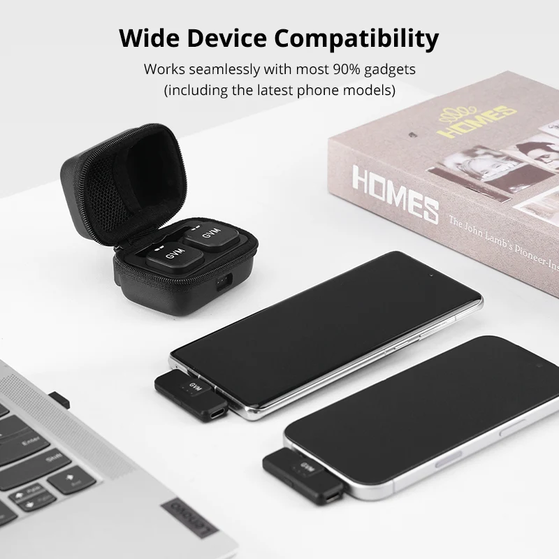 GVM CM2 Wireless Microphone System for Smartphones