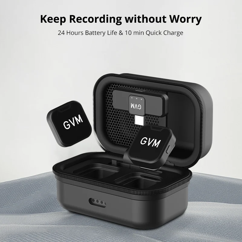 GVM CM2 Wireless Microphone System for Smartphones