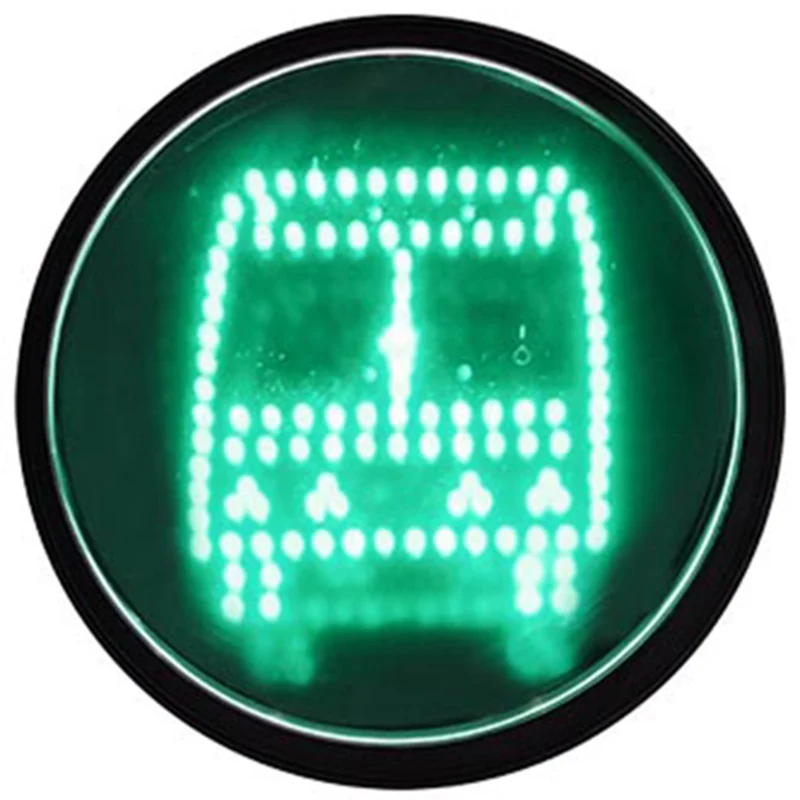 LED Trafiksignallampa 200 Grön Buss / Tåg