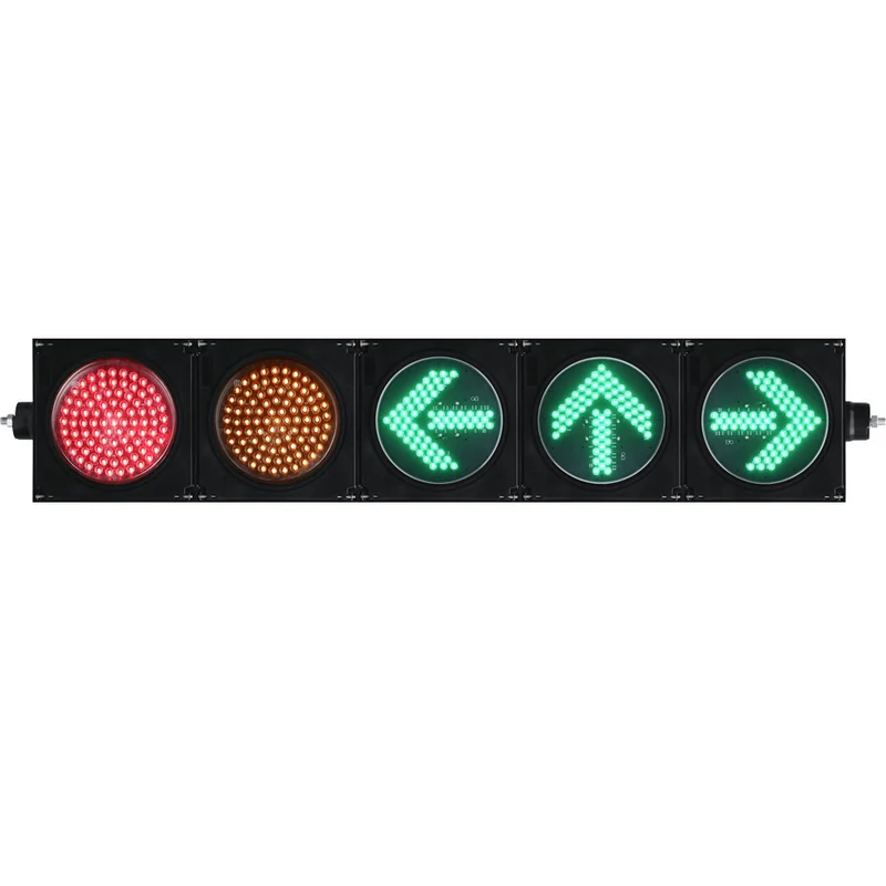 LED Trafiksignal 200 Dubbel med Trippel Pil