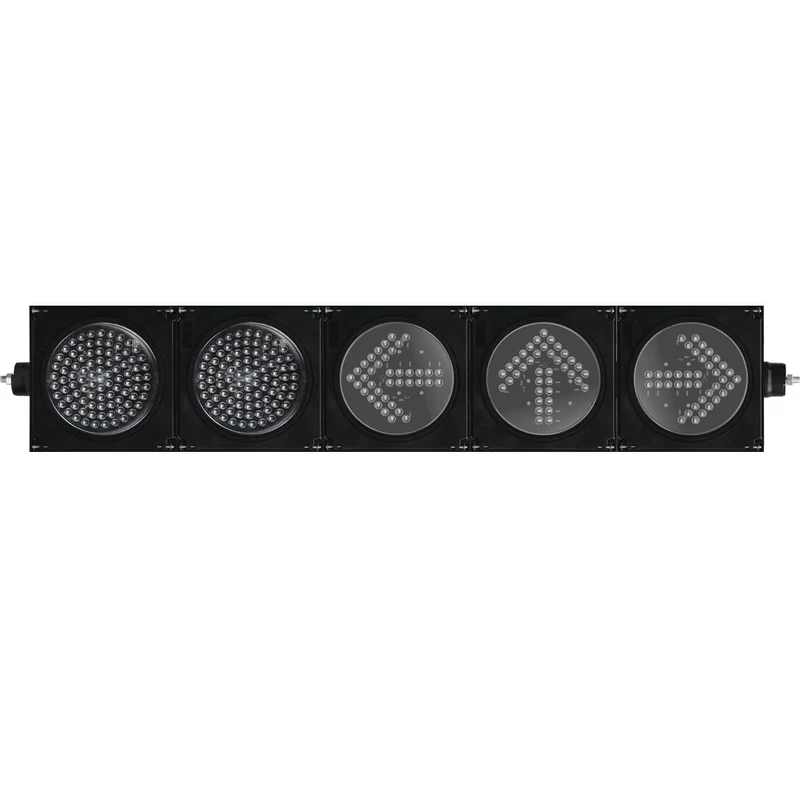 LED Trafiksignal 200 Dubbel med Trippel Pil
