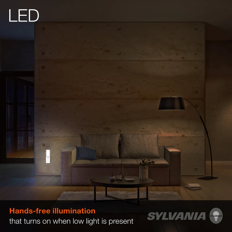 SYLVANIA Automatic Traditional Style Night Light, 10 Lumens, Warm White, 3000K, Plug-In