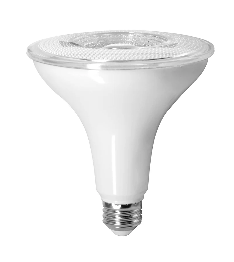 SYLVANIA Dusk to Dawn PAR38 LED Light Bulb with Auto On/Off Light Sensor, 90W = 14W, 1250 Lumens, 3000K, Bright White - 4 PK