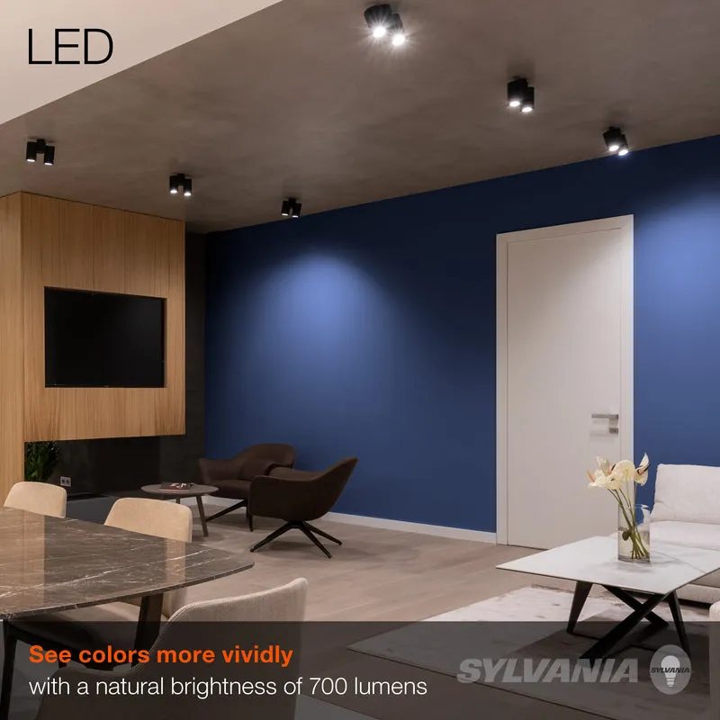 SYLVANIA MR16 Ultra LED Light Bulb, 35W = 6W, GU5.3 Base, Dimmable, 3000K, Bright White