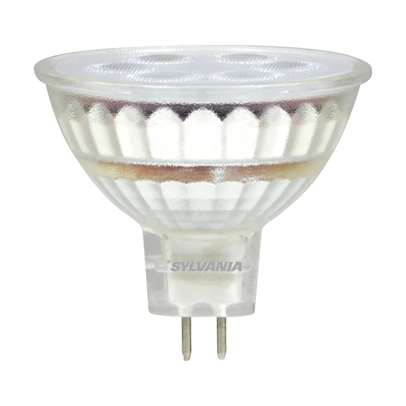 SYLVANIA LED Flood MR16 Light Bulb, 20W = 5W, GU5.3 Bi-Pin Base, Dimmable, 2700K / 3000K, Soft White / Bright White