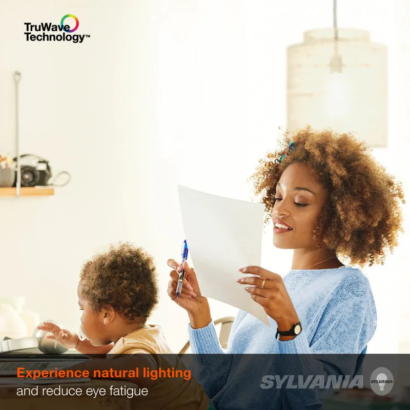 SYLVANIA LED TruWave Globe G25 Light Bulb, 40W = 4.5W, Dimmable, Frosted, 2700K, Soft White - 6 PK