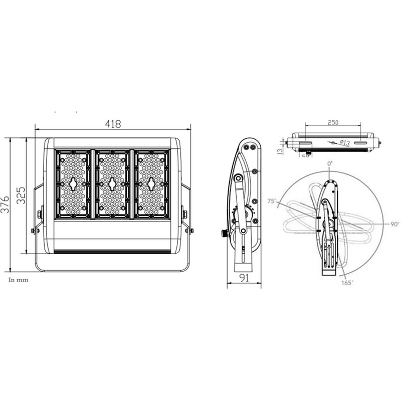 LED Strålkastare 150W