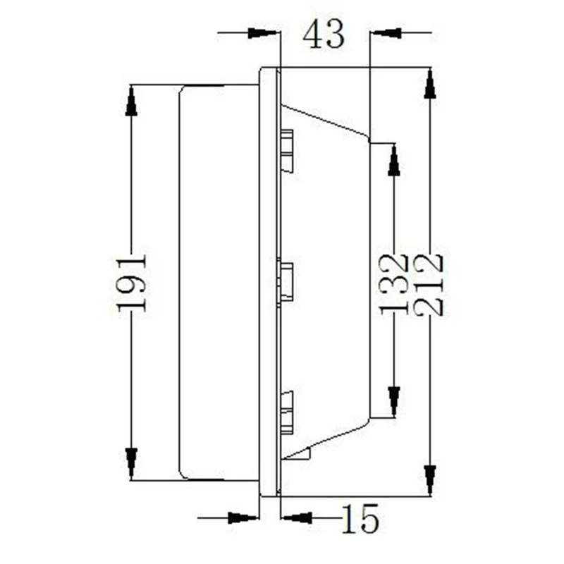 LED Trafiksignallampa 200 Röd Figur