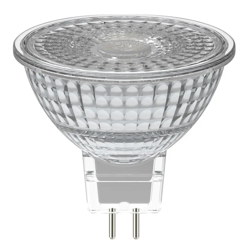 SYLVANIA LED TruWave Natural Series MR16 Light Bulb, 35W = 6W, GU5.3 Bi-Pin Base, Dimmable, 5000K, Daylight - 1 PK