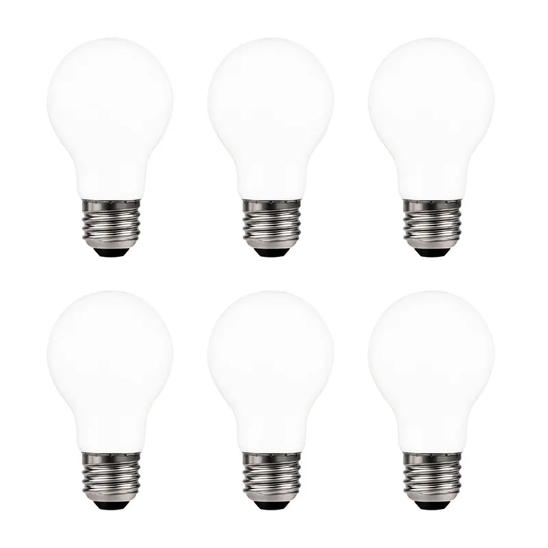 SYLVANIA TruWave A19 LED Light Bulb, 75W = 11W, Dimmable, Frosted, 2700K, Soft White - 6 PK