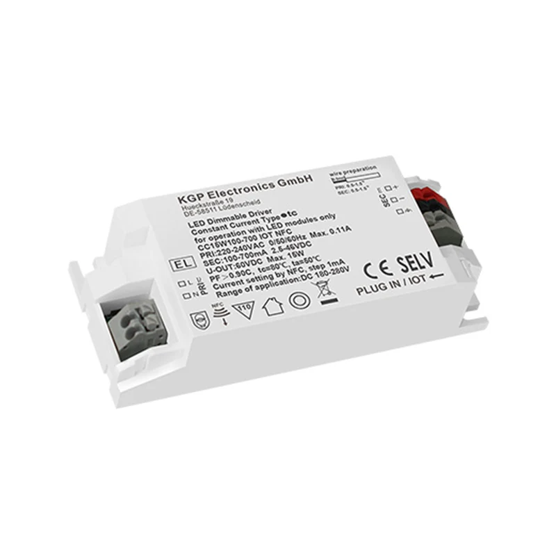 KGP LED Treiber 15W 100-700mA IOT NFC