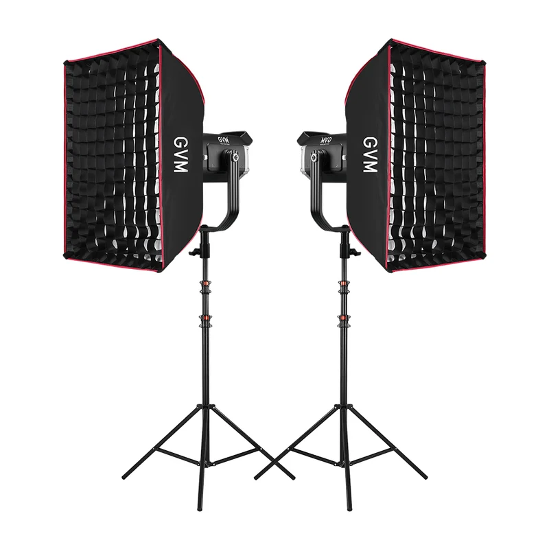 GVM SD600D-II 600W Upgraded Bi-Color LED Video Light（2-Light KIT）