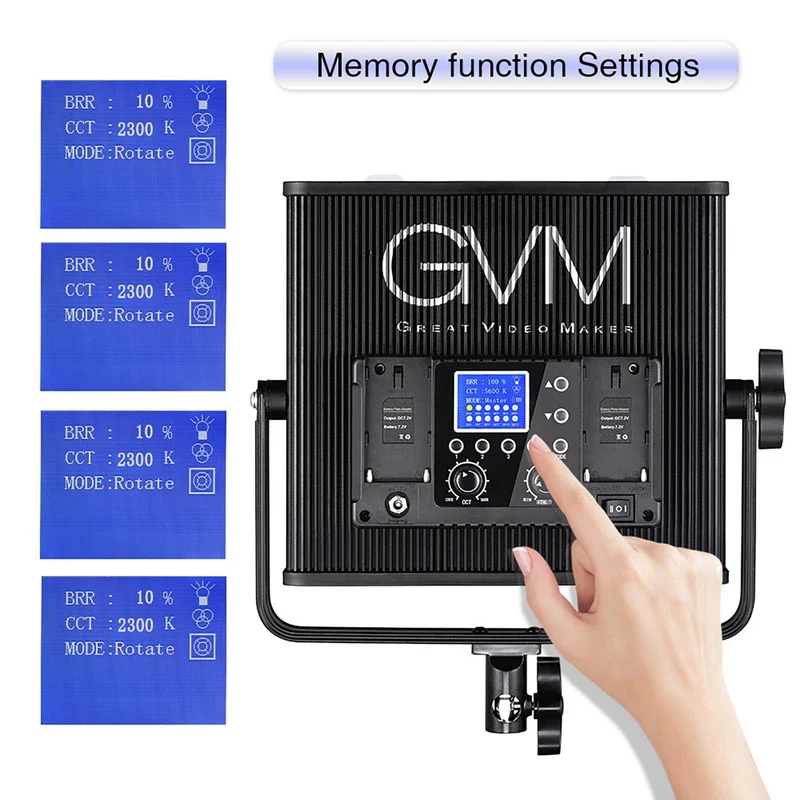 GVM-672S 40W High Beam High Brightness Bi-Color LED VIdeo Soft Light