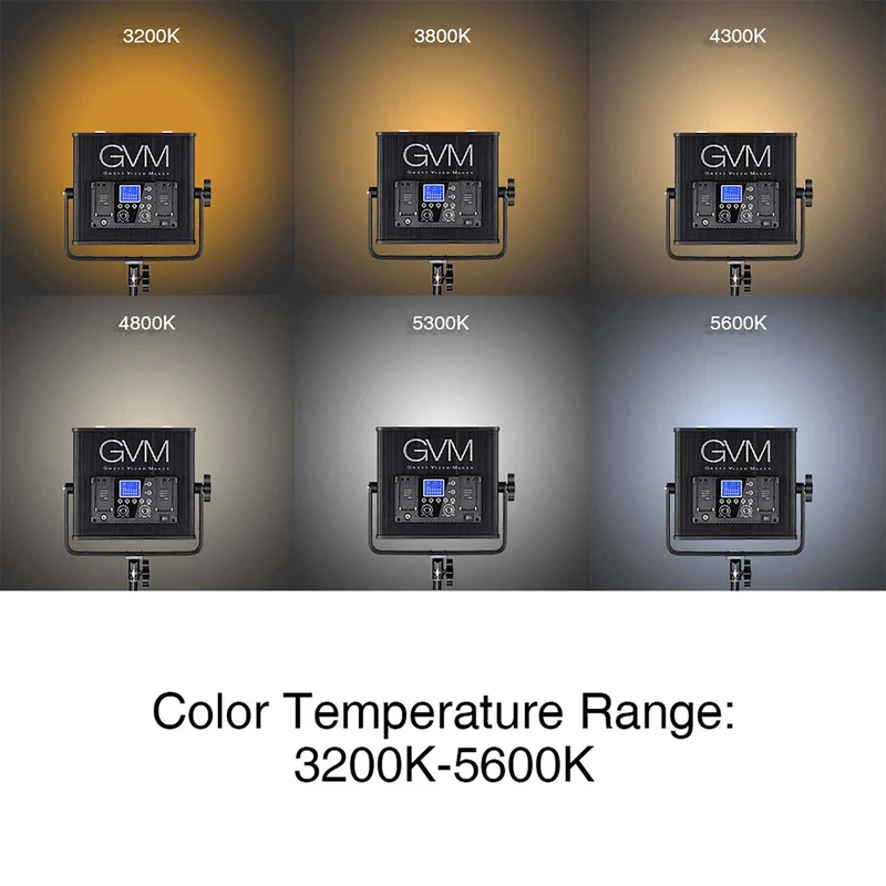 GVM-672S 40W High Beam High Brightness Bi-Color LED VIdeo Soft Light