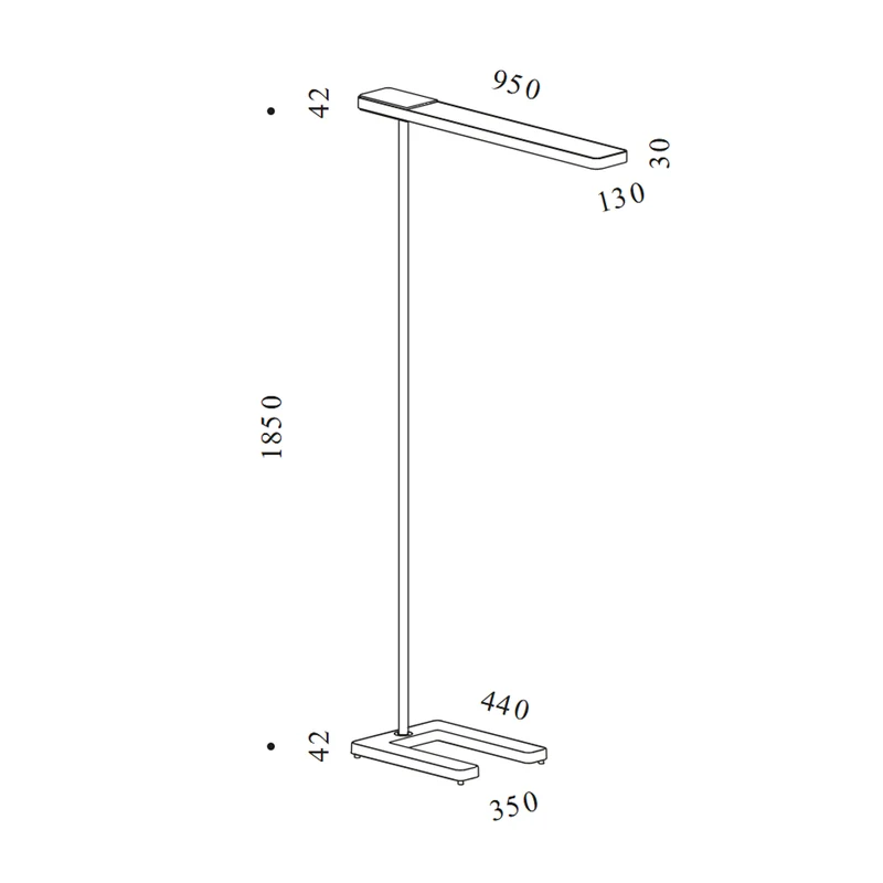 SLICE² Floor LED Stehleuchte
