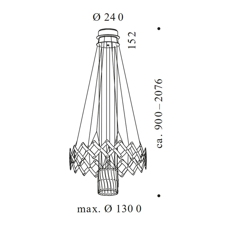 ZOOM 2 LED Pendelleuchte