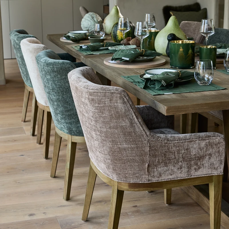 Riviera Maison Esszimmerstuhl Whistler – ohne Armlehnen italian Olive