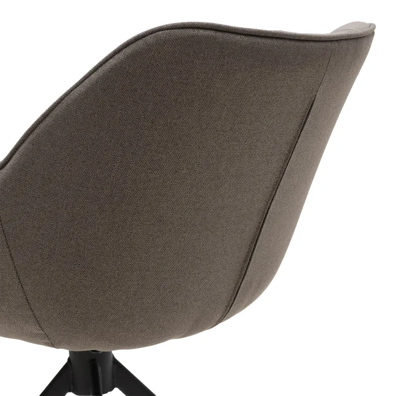 Stuhl Carnaby DAC Turn Leg DarkTaupe