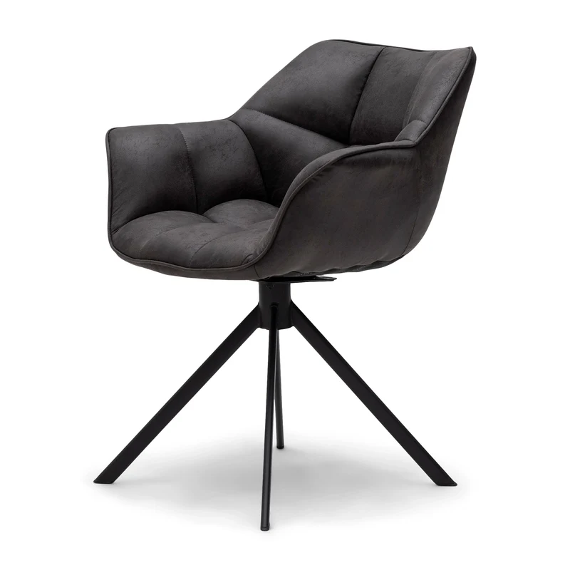 Stuhl Carnaby DAC Turn Leg Pel Espresso