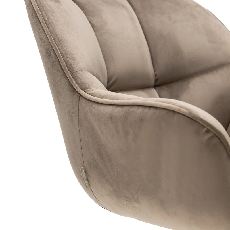 Stuhl Carnaby DAC Turn Leg Vel GlMink