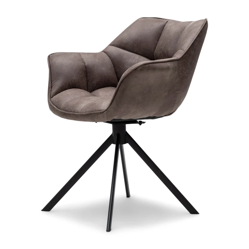 Stuhl Carnaby DAC Turn Leg Pel Coffee