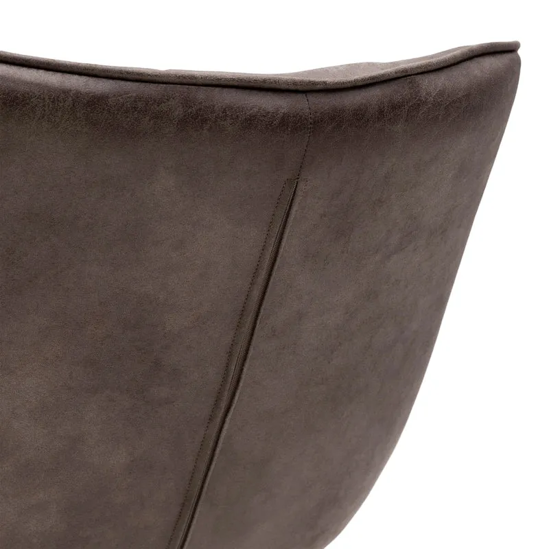Stuhl Carnaby DAC Turn Leg Pel Coffee