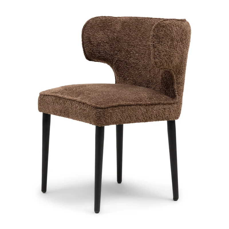 Stuhl Antibes DAC Metal Leg Umber Brown