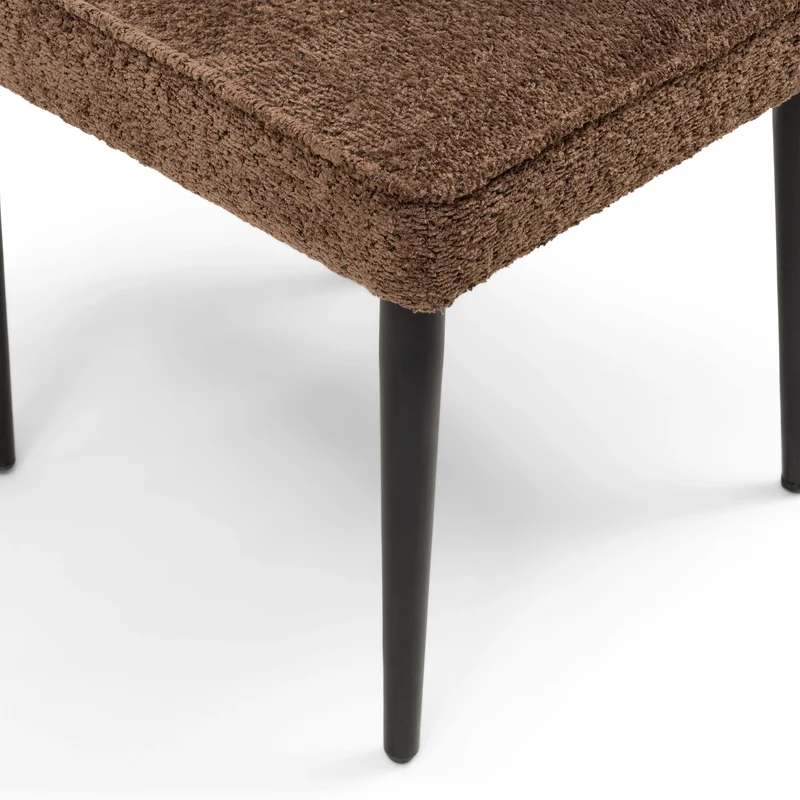 Stuhl Antibes DAC Metal Leg Umber Brown