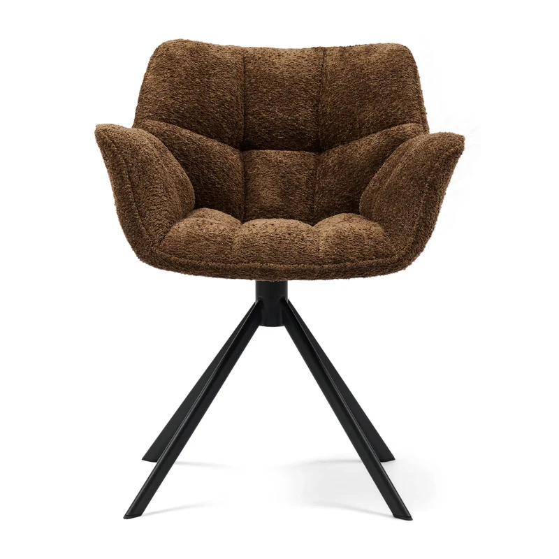 Stuhl Carnaby DAC Turn Leg Umber Brown