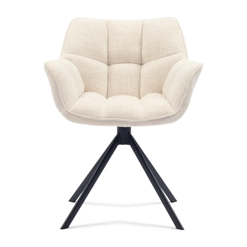 Stuhl Carnaby DAC Turn Leg IvoryWhite