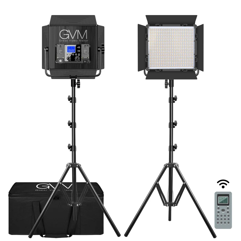 GVM 672S-B 40W Bi-Color LED Light Panel (2-Light Kit)