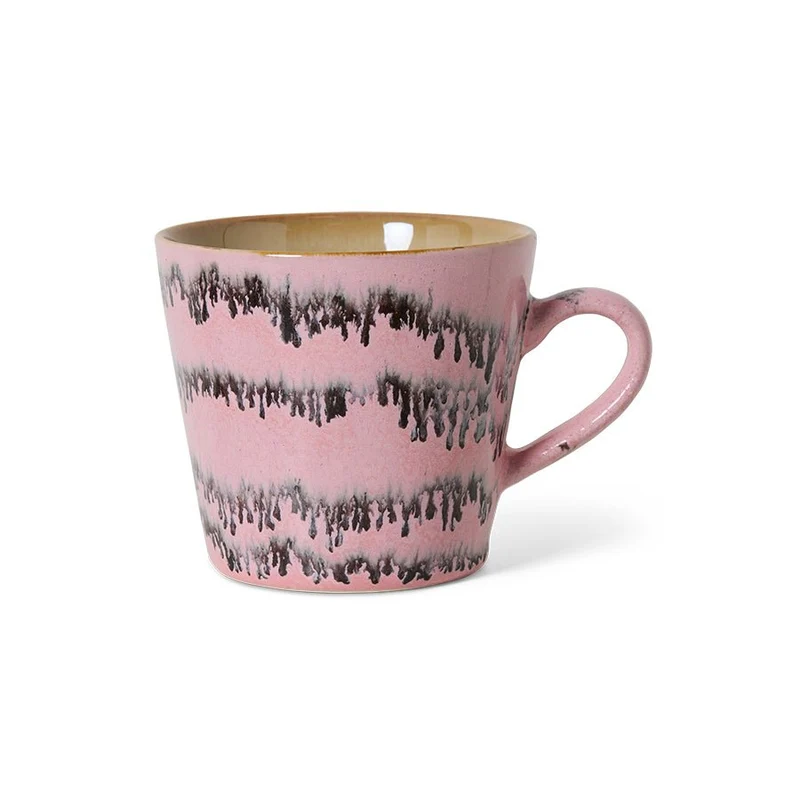 70's Ceramics: Cappuccino Tasse, Bubble