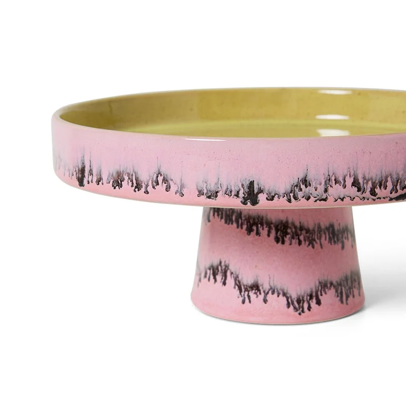 70's Ceramics: Schale auf Fuß, Bubble