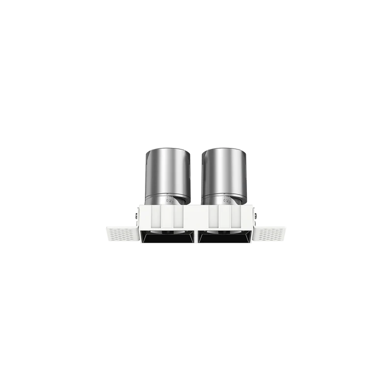VELA²-Q 2x6W in weiß randlos