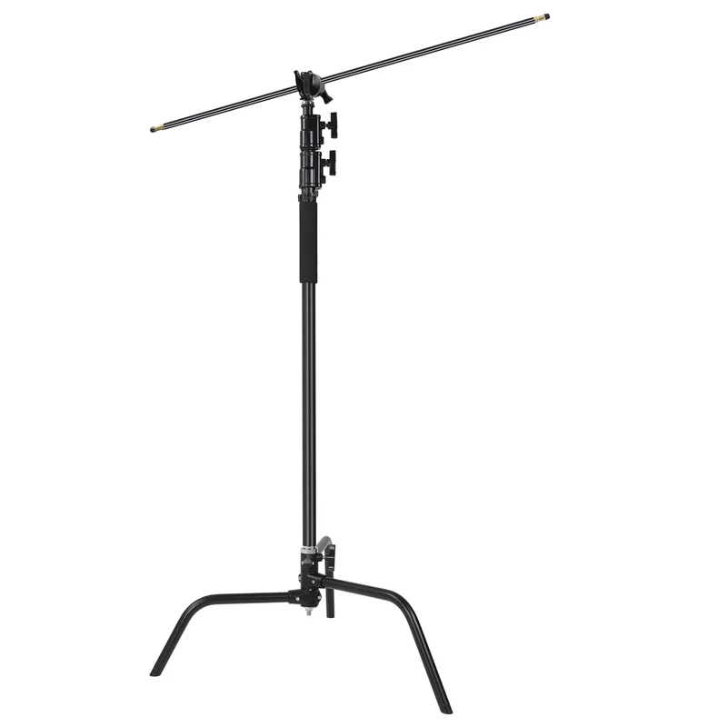 GVM C320 Turtle Base C-Stand & Grip Arm Kit (10.5', Black)