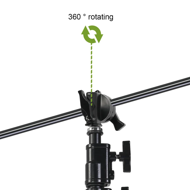 GVM C320 Turtle Base C-Stand & Grip Arm Kit (10.5', Black)