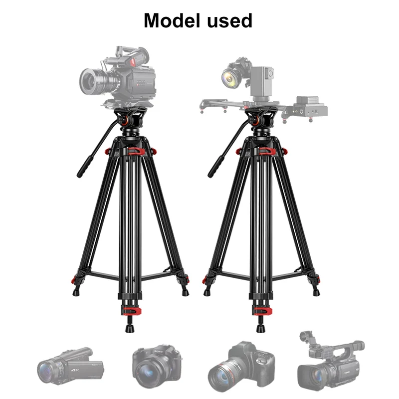 GVM JJL-JY Video Tripod System with Fluid Head