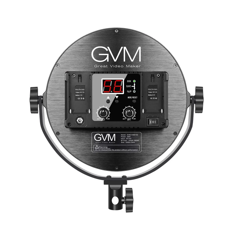 GVM Y30D160 Bi-Color LED Video Edge Light (10")
